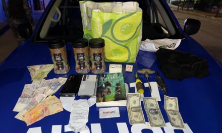 Robaron y fueron detenidos