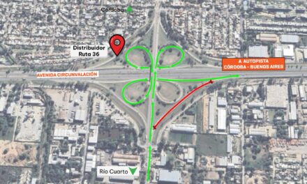 Desvíos en Circunvalación por obras en el distribuidor de Ruta 36