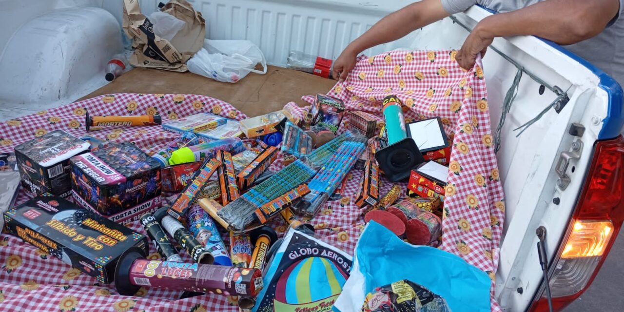 Más controles para evitar la venta de pirotecnia