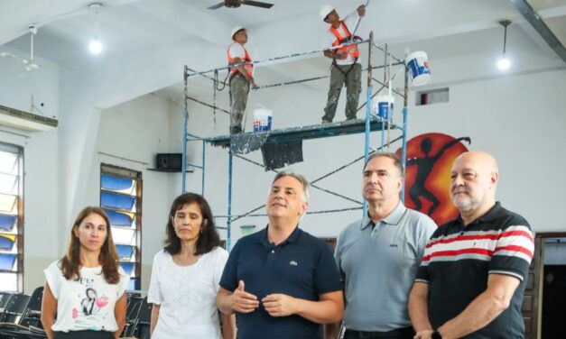 Avanzan las obras de mantenimiento escolar en la Garzón Agulla