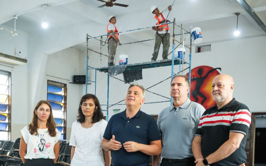 Avanzan las obras de mantenimiento escolar en la Garzón Agulla