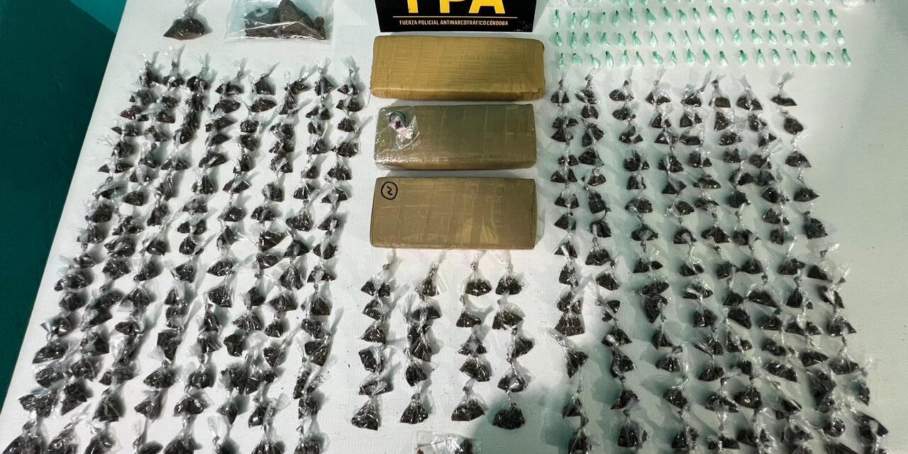 Golpe al narcomenudeo: pareja presa con marihuana y cocaína