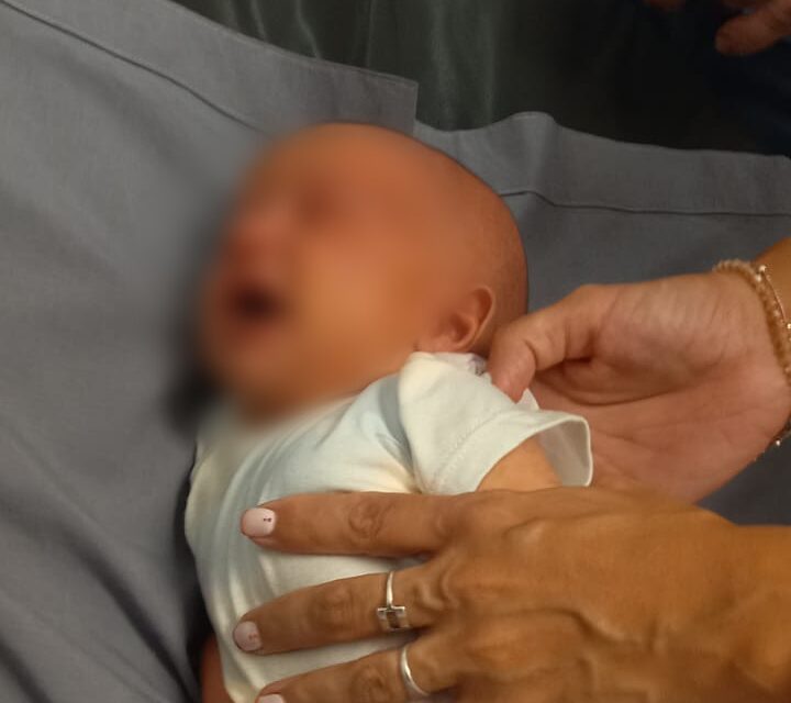 Cordón sanitario salvó a una bebé de 10 días