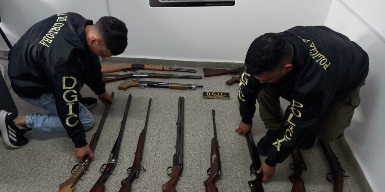 Múltiples allanamientos: armas, droga y criadero ilegal