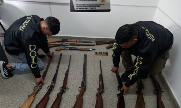 Múltiples allanamientos: armas, droga y criadero ilegal