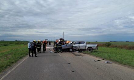 Tragedia en Las Varillas: choque frontal con una víctima