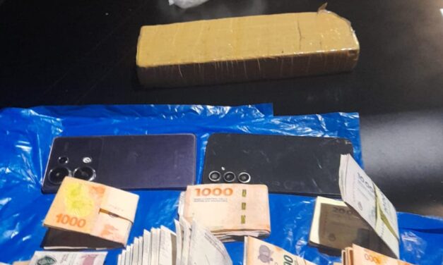 Tres detenidos con droga en barrio Patricios Oeste