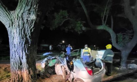Madrugada trágica en Pueyrredón: siete en un auto, dos muertos