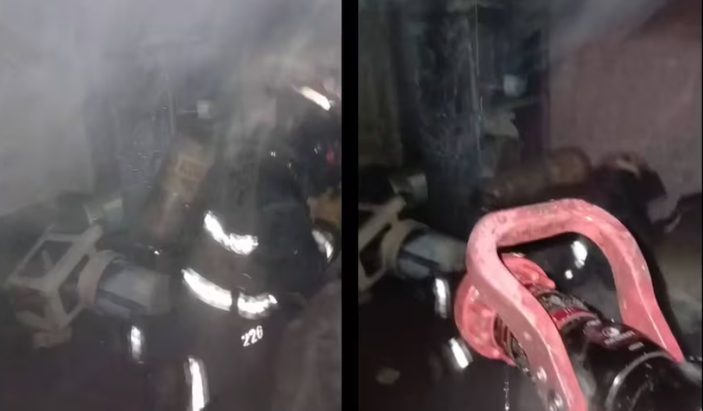 Héroes sin capa: salvaron a una mascota de un incendio