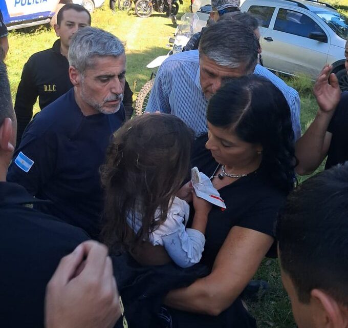 Final feliz: apareció con vida la niña buscada en Cosquín