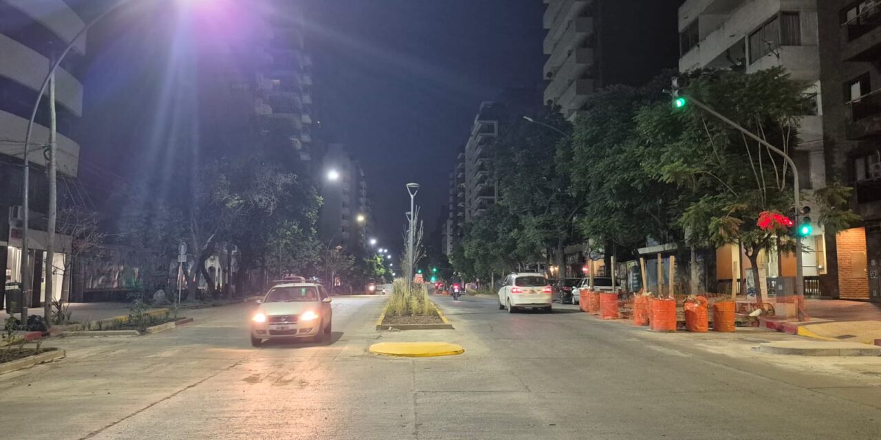 Habilitaron el carril norte de Bv. San Juan y quedó liberado al tránsito particular