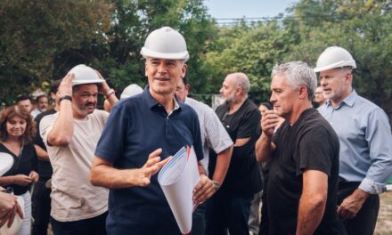 Passerini recorrió el inicio de obra del primer Hospital Veterinario Municipal de Urgencias del país