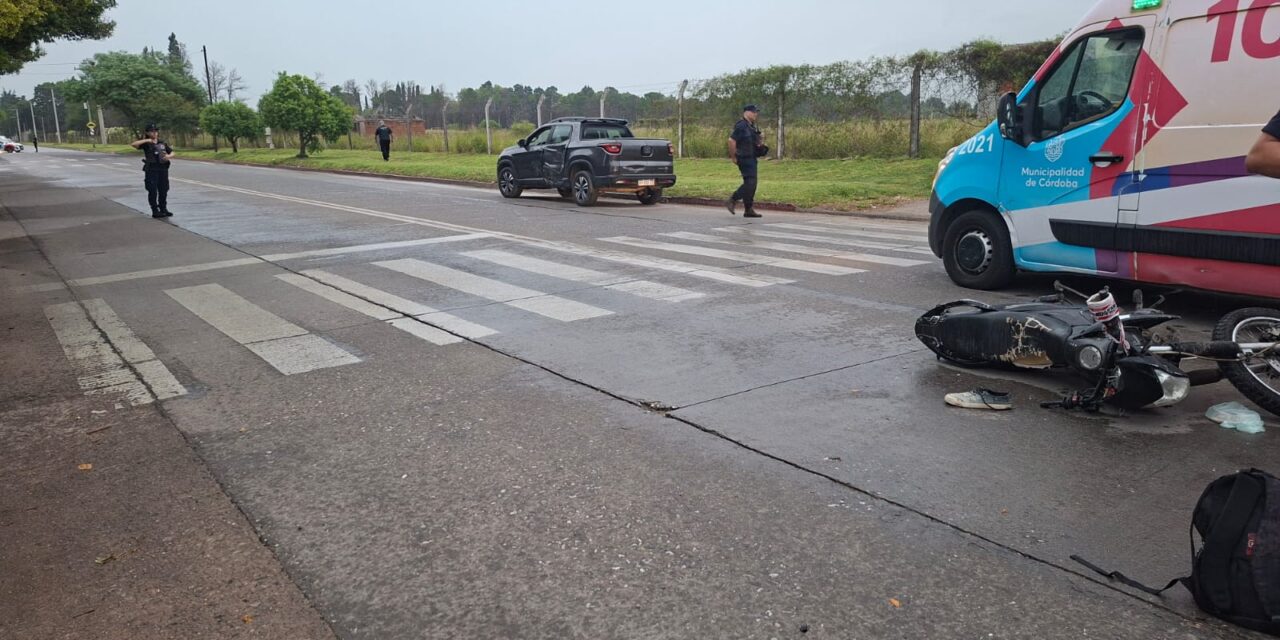 Trágico choque en Córdoba: murió un motociclista