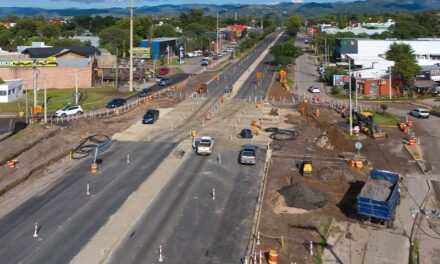Recta final para la doble calzada de la Padre Luchesse: ya tiene 92% de avance