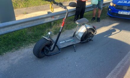 Iba en scooter por Circunvalación y fue sancionado