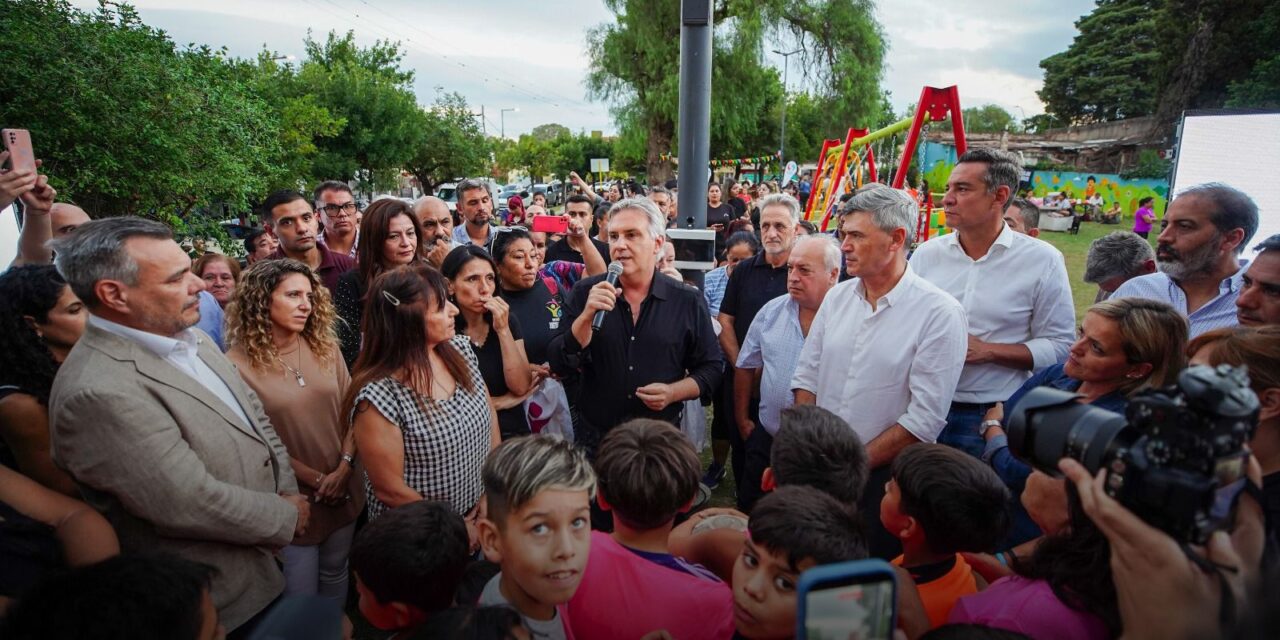 Renovaron la plaza de barrio Altos de Santa Ana