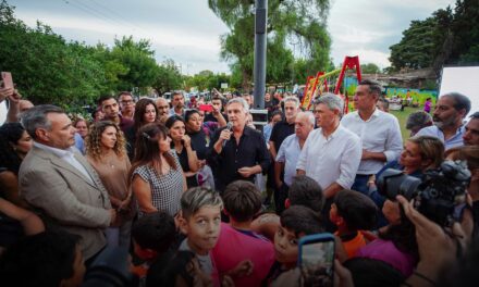 Renovaron la plaza de barrio Altos de Santa Ana