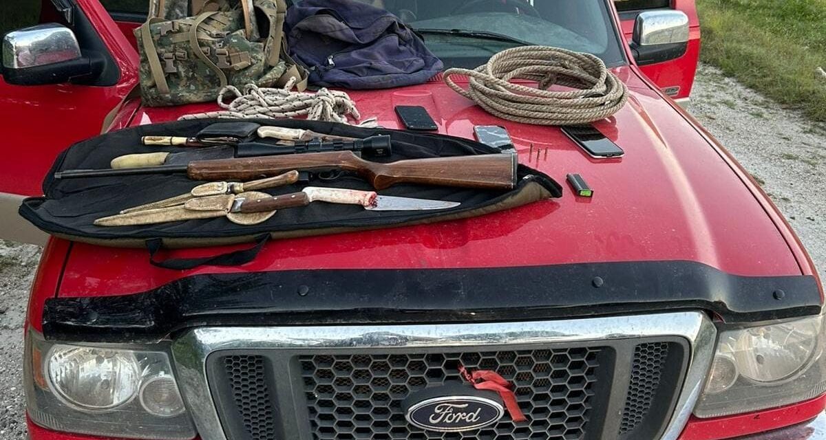 Cayeron tres hombres con animales faenados en Calamuchita