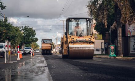 Avanza la obra en avenida La Cordillera con 2400 metros asfaltados