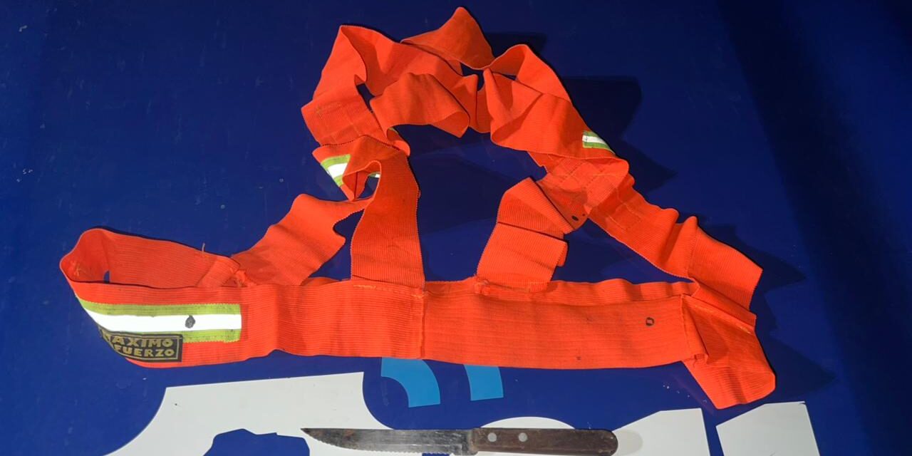 Detuvieron a una cuidacoches en Argüello: tenía un cuchillo oculto
