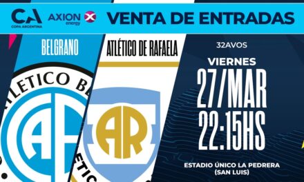 Siguen a la venta las entradas de Belgrano para Copa Argentina