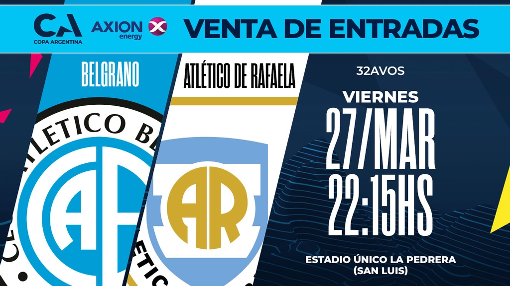 Siguen a la venta las entradas de Belgrano para Copa Argentina