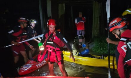Drama en Traslasierra: el río creció y obligó a evacuar familias