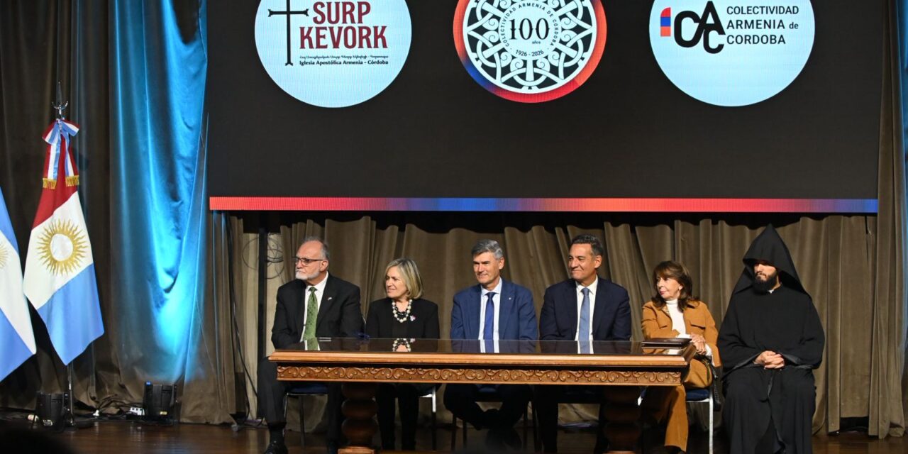 Córdoba recordó el Genocidio Armenio y renovó su compromiso con la memoria
