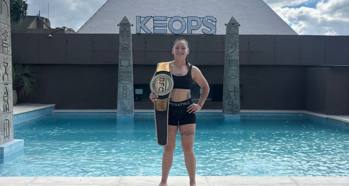 Del uniforme al ring: el logro de Milagros