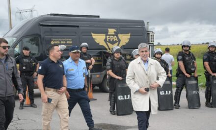 Quinteros: “El orden público no se negocia”