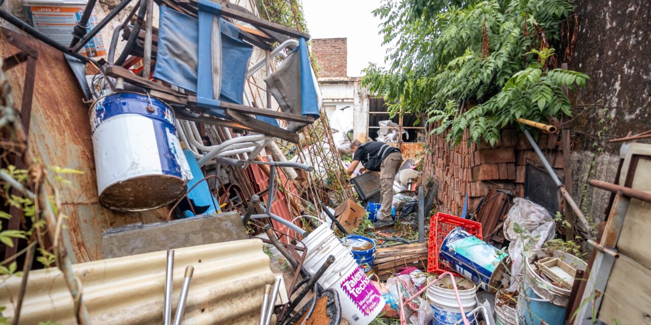 Un basural oculto en pleno San Martín: sacaron 213 toneladas de residuos