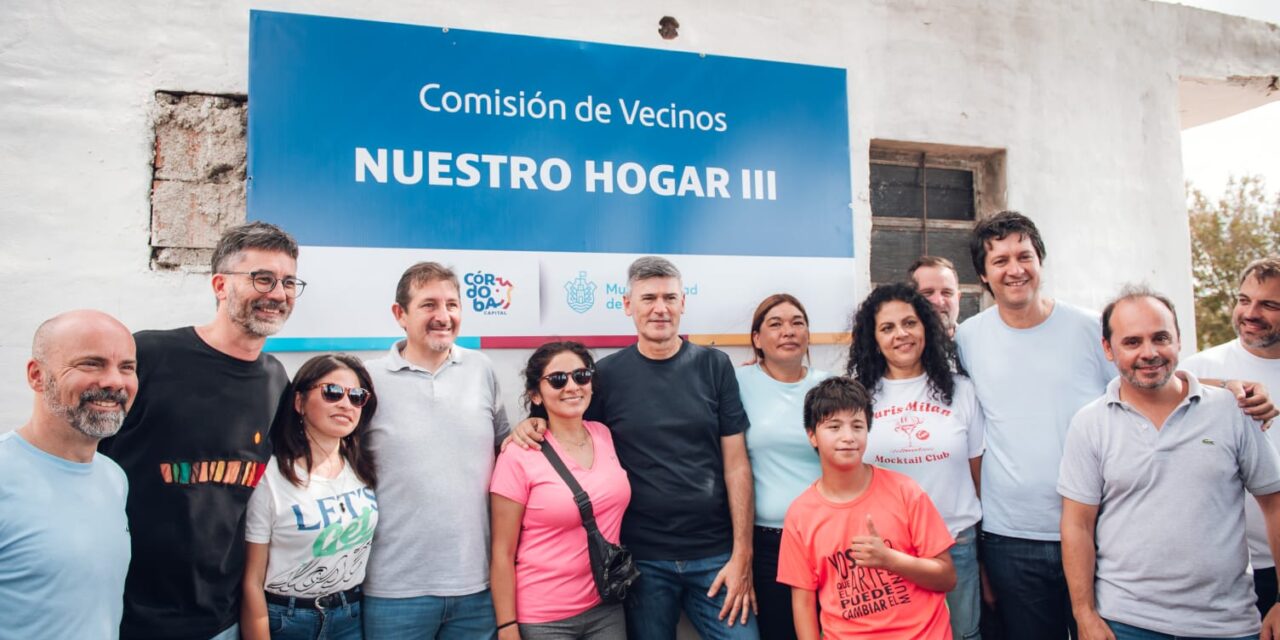 Inauguraron un playón deportivo en Nuestro Hogar III