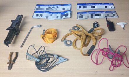 Secuestran un auto con pedido judicial y chapas patentes en Ameghino Norte