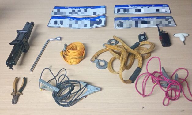 Secuestran un auto con pedido judicial y chapas patentes en Ameghino Norte
