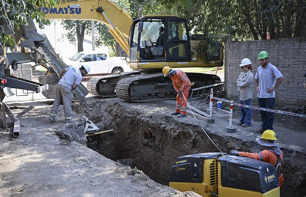 Recta final para la obra de desagües en zona sur: beneficiará a más de 100 mil vecinos