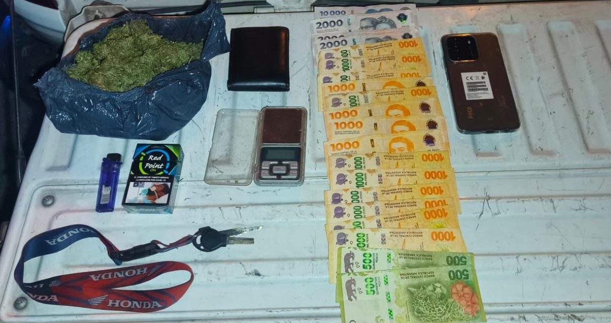 Dos detenidos con droga frente a un shopping de Villa Rivera Indarte