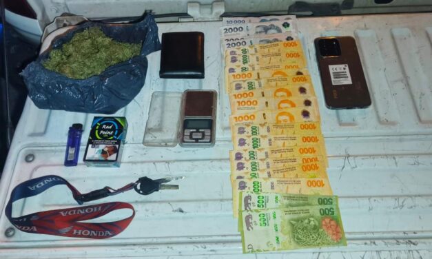 Dos detenidos con droga frente a un shopping de Villa Rivera Indarte