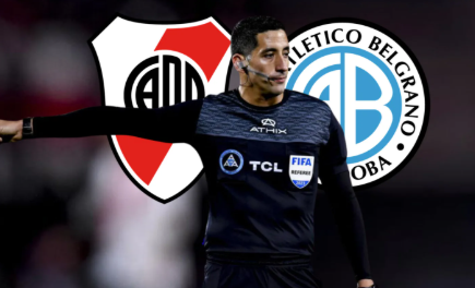 Yael Falcón Pérez dirigirá la final entre Belgrano y River