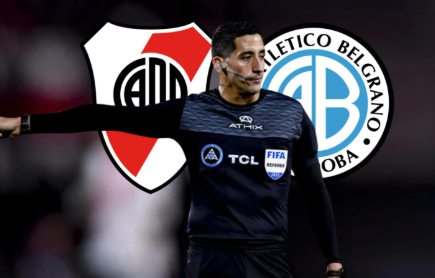 Yael Falcón Pérez dirigirá la final entre Belgrano y River