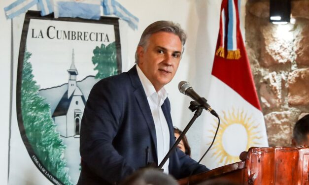 Llaryora anunció gas natural para La Cumbrecita