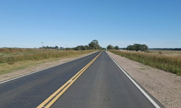 Finalizaron obras sobre la Ruta Provincial 26 en el sur cordobés