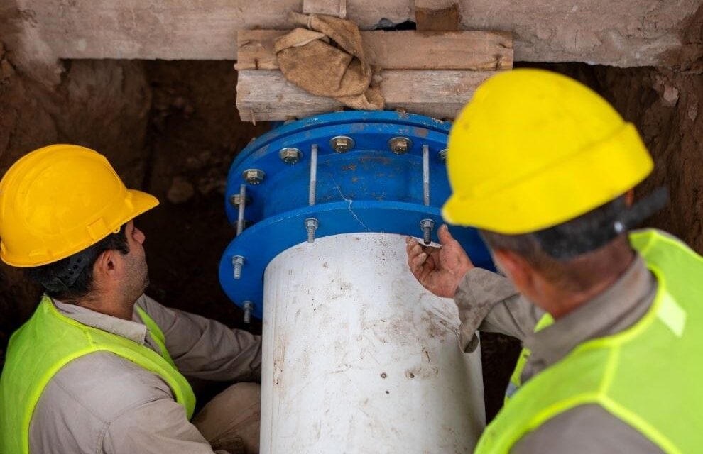 Almafuerte: avanza la obra cloacal que beneficiará a 16 mil vecinos