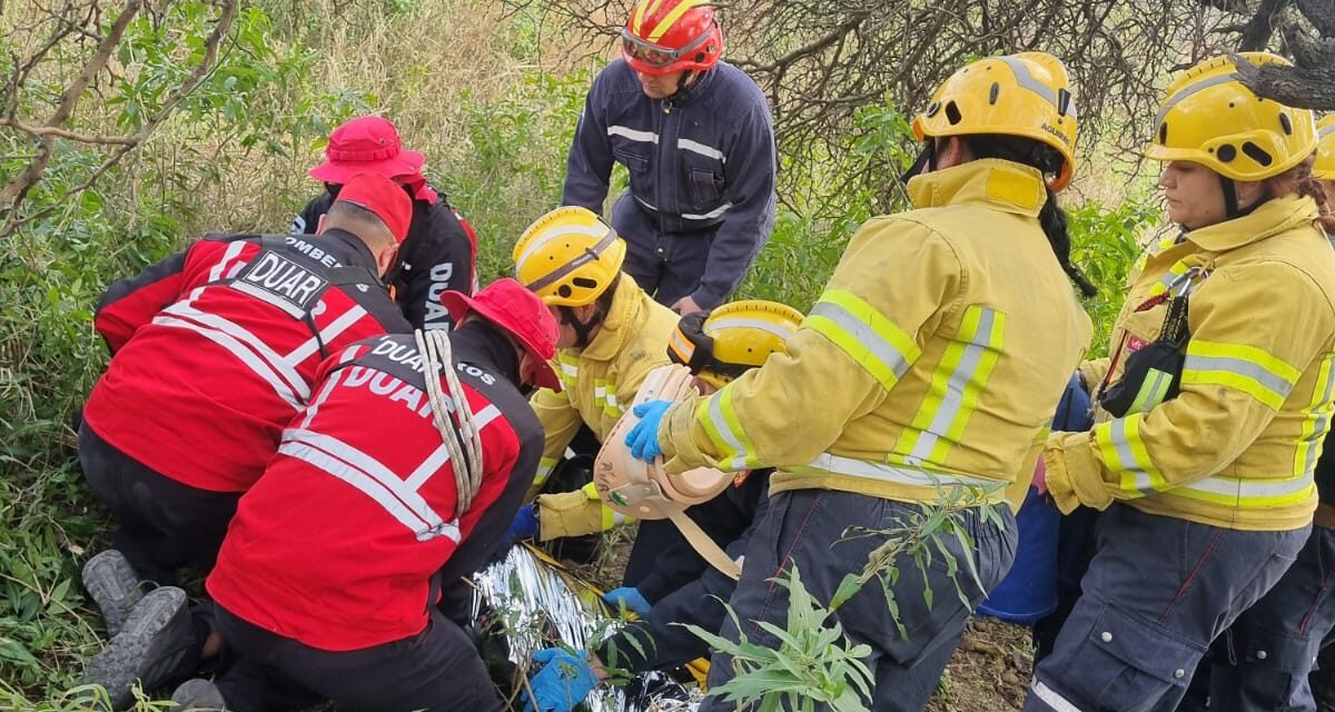 Encontraron con vida a una mujer que era buscada en Río Tercero