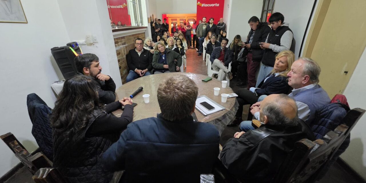 Gvozdenovich continúa recorriendo seccionales en la ciudad