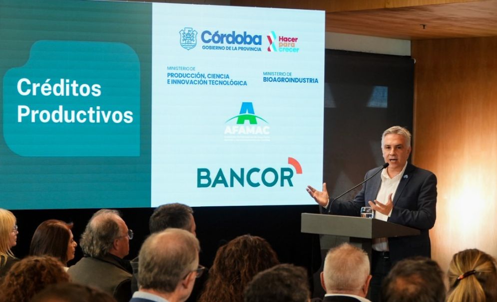 Llaryora salió a defender a la industria y lanzó créditos millonarios