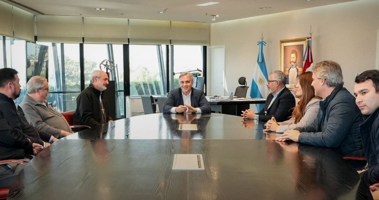 Llaryora recibió a autoridades de la Pastoral Social Argentina