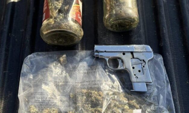 Huyeron de la Policía y abandonaron droga y un arma