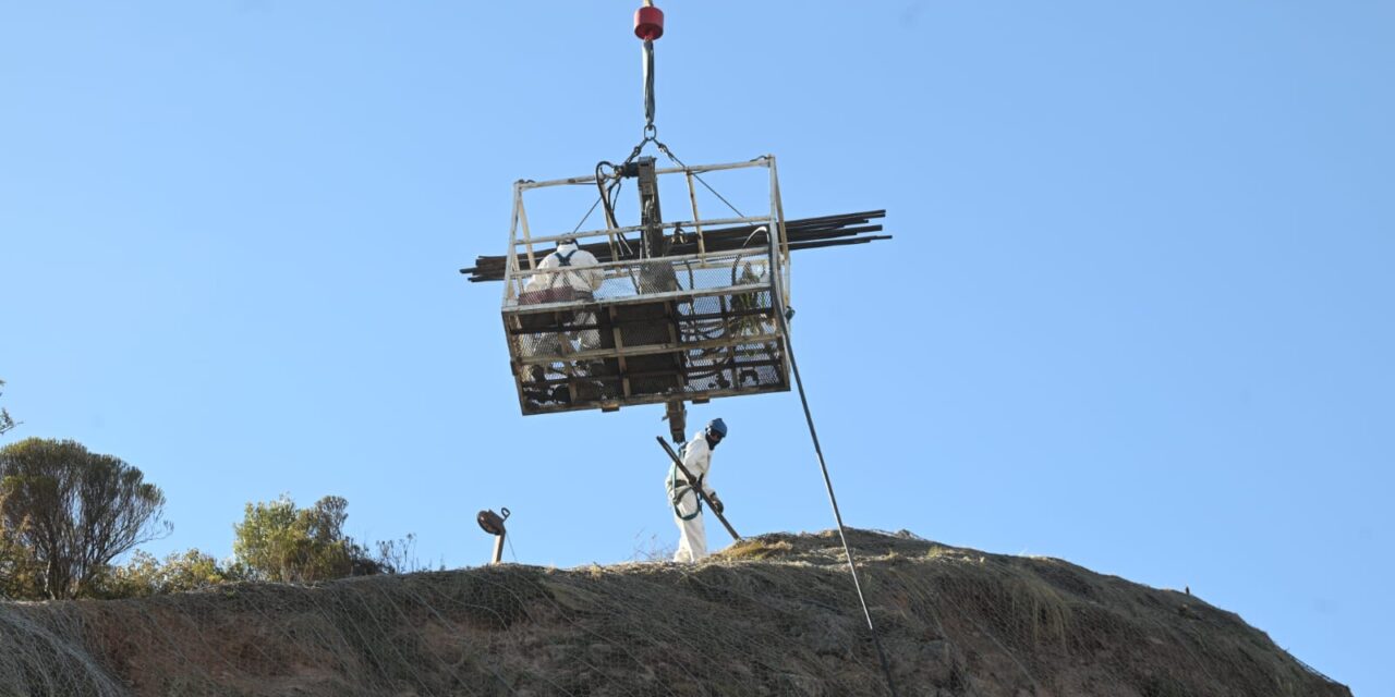 Trabajos preventivos en Altas Cumbres