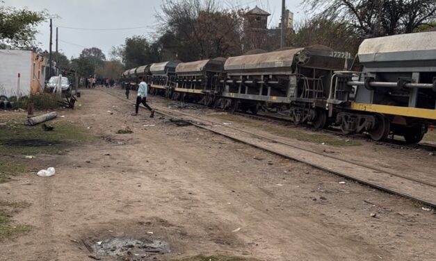 Descarriló un tren y un niño resultó herido