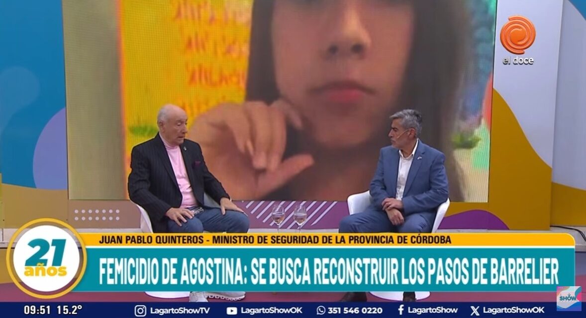Quinteros defendió su actuación en el caso Agostina y apuntó contra las críticas políticas